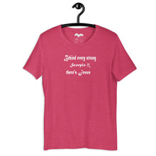 Load image into Gallery viewer, Scorpio Jesus Strong Short-Sleeve Unisex T-Shirt