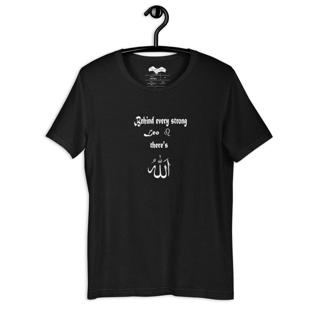 Leo Allah Strong Short-Sleeve Unisex T-Shirt