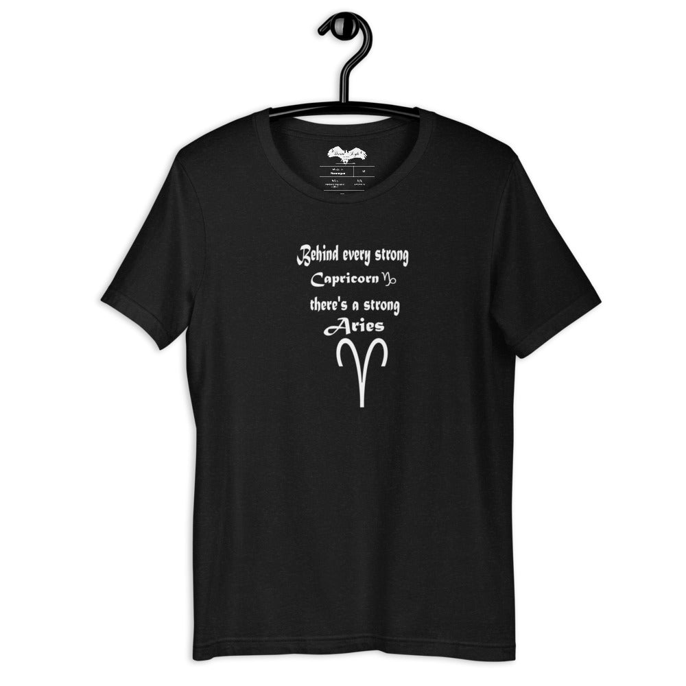 Aires Capricorn Strong Short-Sleeve Unisex T-Shirt