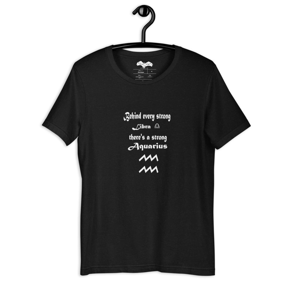 Aquarius Libra Strong Short-Sleeve Unisex T-Shirt