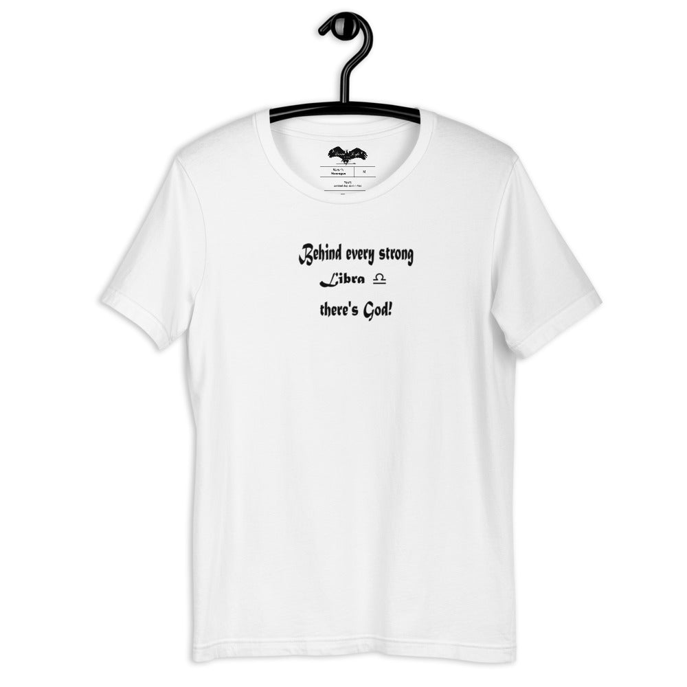 Libra God Strong Short-Sleeve Unisex T-Shirt