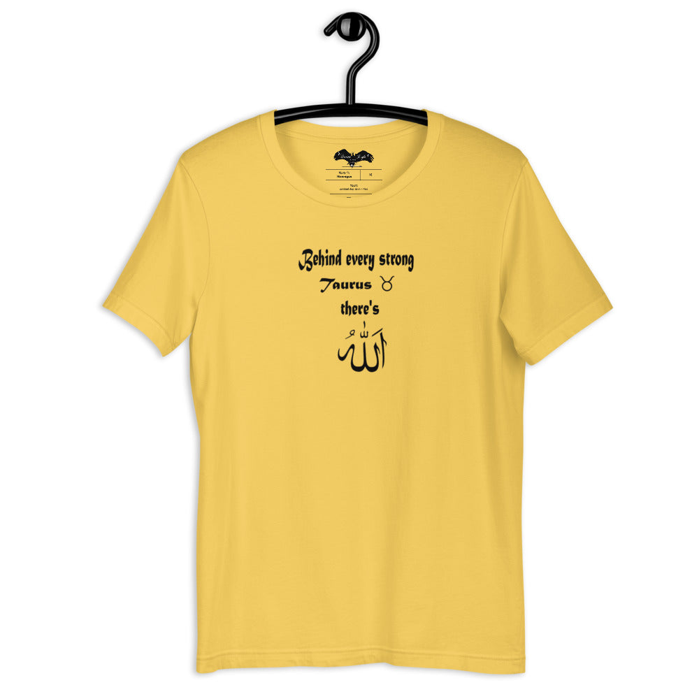 Taurus Allah Strong Short-Sleeve Unisex T-Shirt